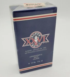 Rare Sealed NFL SUPER BOWL XXVI COLOGNE 01/26/1992 METRODOME MINNEAPOLIS NOS NEW - Picture 1 of 5