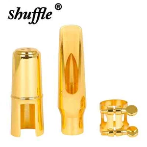 Alto Saxophone Headset Brass Headjoint Caps Flute Head Alto Saxophone Accessorie - Picture 1 of 15