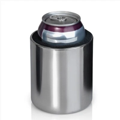 PORTAVASOS MAGNÉTICO Acero Inoxidable Cerveza Koozie Lata Botella Bebida ATV RV Barco Foto 1 de 4