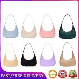 Casual Women Small Purse Handbag Fashion Solid Color Shoulder Underarm Hobos Bag