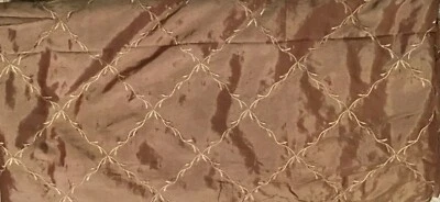 RODEO HOME SATIN QUEEN DUVET COVER AND 2 PILLOW SHAMS LIGHT BROWN  EUC - Image 1 of 2