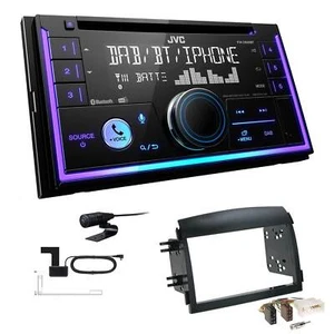 JVC KW-DB95BT Autoradio Bluetooth DAB+ für Hyundai Sonata V 2005-2008 schwarz - Bild 1 von 6