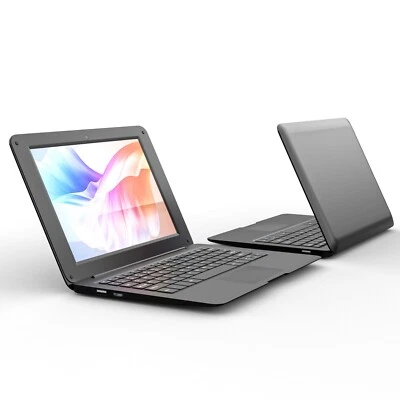 10'' Laptop Windows 11 Notebook 8GB+128GB Intel Celeron Quad-Core For Kid Adult - Image 1 of 4