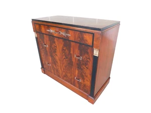 French Empire Style Figured Mahogany Commode by Landstrom Furniture Co.  - Picture 1 of 14