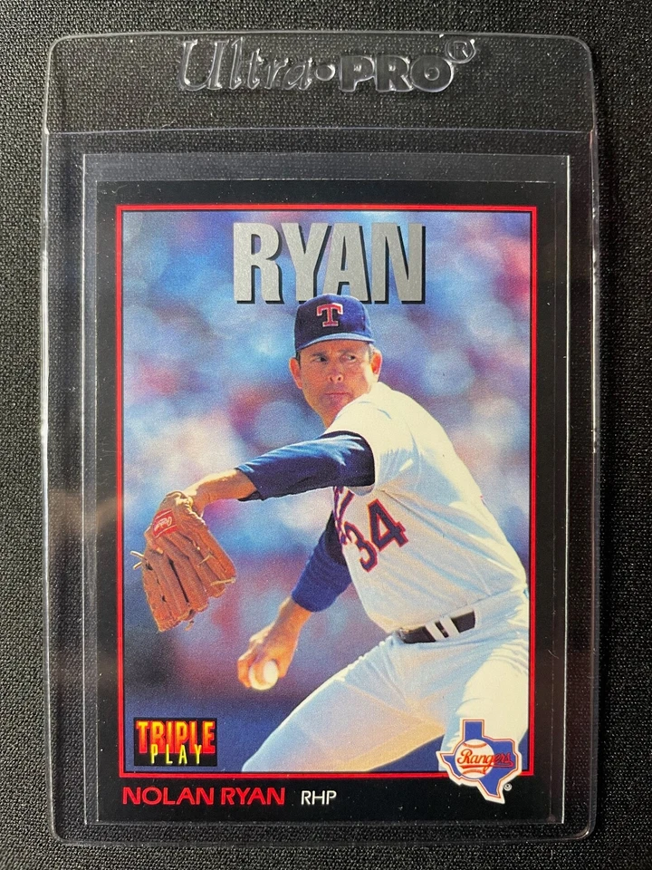 1993 Donruss Triple Play Nolan Ryan #96 Rangers!!! - Image 1 of 1