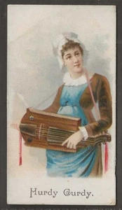 ATC A.T.C. (USA)-MUSICAL INSTRUMENTS 1895 (TYPESET BACK)- HURDY GURDY - Picture 1 of 2