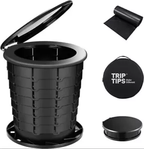 Upgrade Retractable Portable Toilet Travel Toilet Adjustable Height Camping Toil - Picture 1 of 2