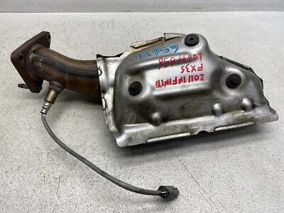 Infiniti FX35 2009-2012 ESCAPE SILENCIADOR LADO CONDUCTOR IZQUIERDO CON ESCUDO FABRICANTE DE EQUIPOS ORIGINALES LOTE 656 Foto 1 de 4