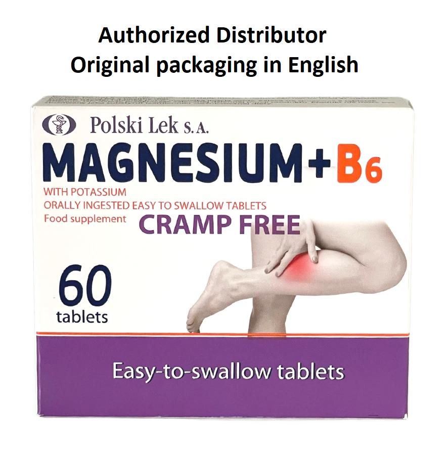 Magnesium B6 Cramp 60 Tab MAGNEZ B6 Skurcz Neomag Menmag Vitalite Olimp