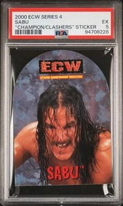 Adesivo Sabu ROOKIE 2000 ECW OSFTM Bash Of The Brawlers PSA 5 HIGH POP - Foto 1 di 2