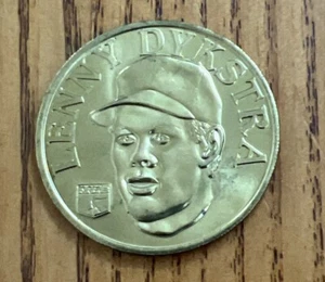 1992 Sports Stars Collector Coins Lenny Dykstra Vintage Coin - Picture 1 of 2