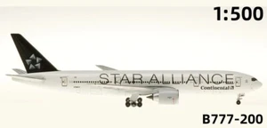 (Rare)1:500 AeroClassics Continental Airlines B777-200 N78017 "STAR ALLIANCE" - Picture 1 of 2