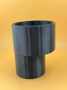 C4 Corvette Cup Holder Upgrade Adapter 84-96 3d Printed In The USA,  BLACK - Picture 1 of 4