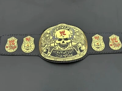 Cinturón de lucha Smoking Skull Championship latón talla adulto. Foto 1 de 4