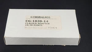 Chemglass Claisen Adapter, 14/40 Inner & Outer Joints, #CG-1020-14, NEW - Picture 1 of 2