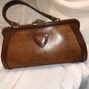 Vintage John Romain All Leather Purse w/ Studs In Nearly Perfect Condition - Picture 1 of 14