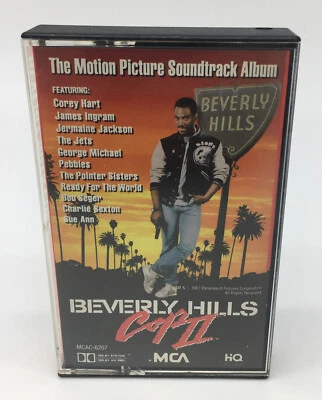 BEVERLY HILLS COP II Soundtrack Cassette Tape 1987 BOB SEGER GEORGE MICHAEL Rare - Image 1 of 3