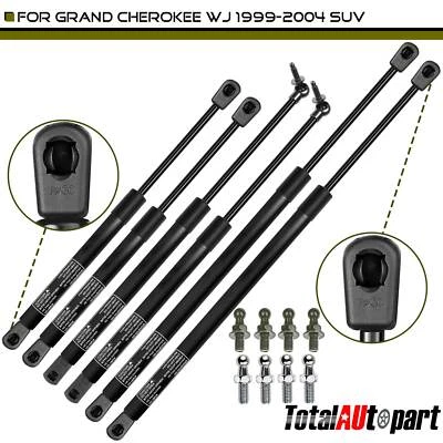6x Hood+Tailgate Window Lift Supports Struts for Jeep Grand Cherokee 1999-2004 - Image 1 of 4