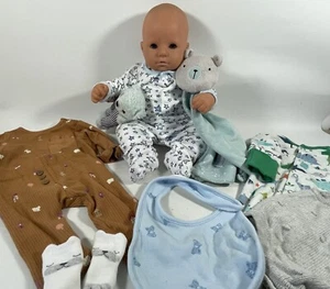 Vintage 1998 Max Zapf Chou Chou Soft body Weighted Baby Doll with extra Clothes - Picture 1 of 15