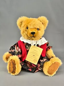 Herman THE GIRL Mohair verbunden 15 Zoll Teddybär Lt Ed #42/250E Europäische Ausgabe - Bild 1 von 12