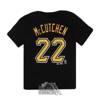 Andrew McCutchen Pittsburgh Pirates Majestic MLB Boys Name & Number T-Shirt - Image 1 of 2