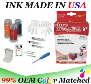 INK cartridge Refill bottle Kit box for Canon CN CL 41 CL51 CL 31 color w tool - Picture 1 of 2