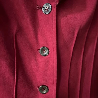 Vintage Requirements faux suede studded blazer size medium - Image 1 of 3