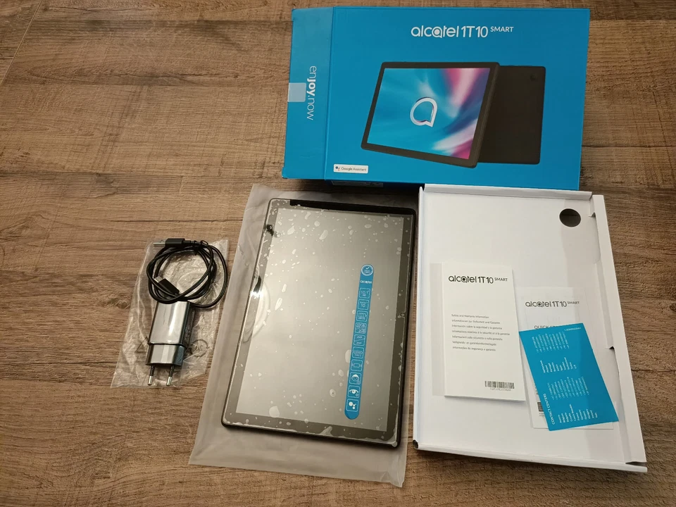 tablet 10 pollici Alcatel 1T10 smart colore black dimensioni:243.2 x 162.2 x 9.5 - Immagine 1 di 4