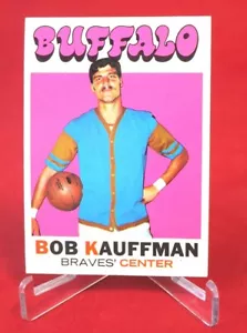 Tarjeta de baloncesto de Bob Kauffman Topps 1971 #84 casi como nueva - Imagen 1 de 2