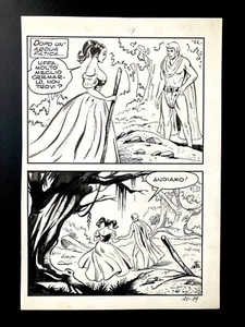 Dino Leonetti - Planche Maghella - tavola 40/ 19 - Elvifrance 1977 - curiosa - Picture 1 of 2