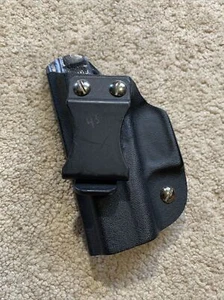 NEW GLOCK 43 Neutral & Forward Cant Kydex IWB Holster BLACK LEFT USA MSRP $50 - Picture 1 of 8