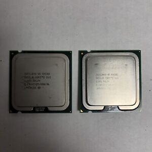 LOT OF 2- Intel Core 2 Duo E4500 2.2GHz 2MB Dual-Core SLA95 LGA775 CPU/Processor