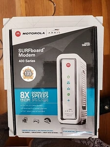 Motorola ARRIS SURFboard SB6141 Docsis 3.0 Cable Modem 400 Series - Picture 1 of 2