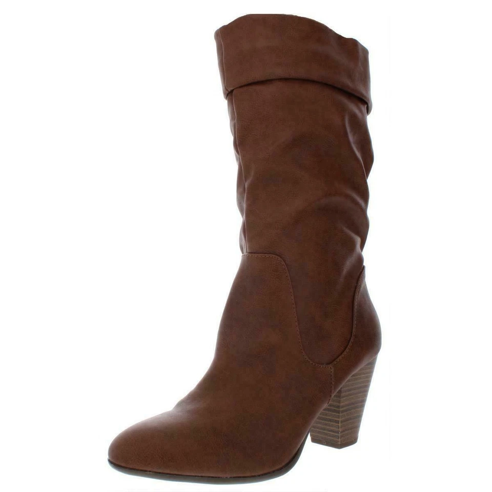 Esprit Womens Oliana Closed Toe Mid-calf Fashion BOOTS Whiskey Size 8.5 4il0