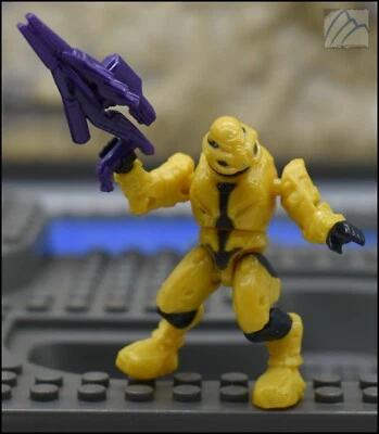 MINIFIGURA HALO MEGA BLOKS PACTO AMARILLO ELITE COMMANDO 96997 AMORY PACK II Foto 1 de 4