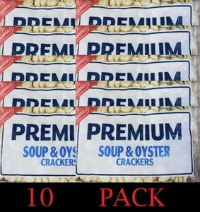 10x NABISCO Premium Soup & Oyster Crackers 9 oz Bag - 10 PACK - FREE SHIP - Picture 1 of 3