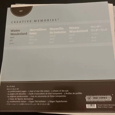 Kit rápido Creative Memories PicFolio "Winter Wonderland" 8 x 8 Foto 1 de 4