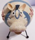 Folk Art Cow Coin Piggy Bank - She is a Cutie! Great Condition! Artsy