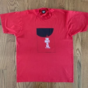 Vintage 1990s Movie Promo T-Shirt The Hunt Is On For Red October Single Stitch - Picture 1 of 4