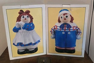 Tarro de galletas "Raggedy Ann & Andy" de MacMillan 1993 nuevo IOB - Imagen 1 de 24