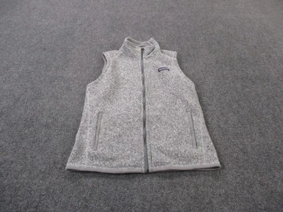 Patagonia Vest Jacket Womens M Gray Better Sweater Fleece Hiking Outdoor 25886 - Image 1 of 4