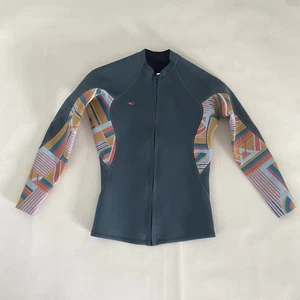 O'NEILL Sz 8 - BAHIA 1.5 L/S Full Zip Jacket  Shade / Arta Geo / Shade NEW 77131 - Picture 1 of 8