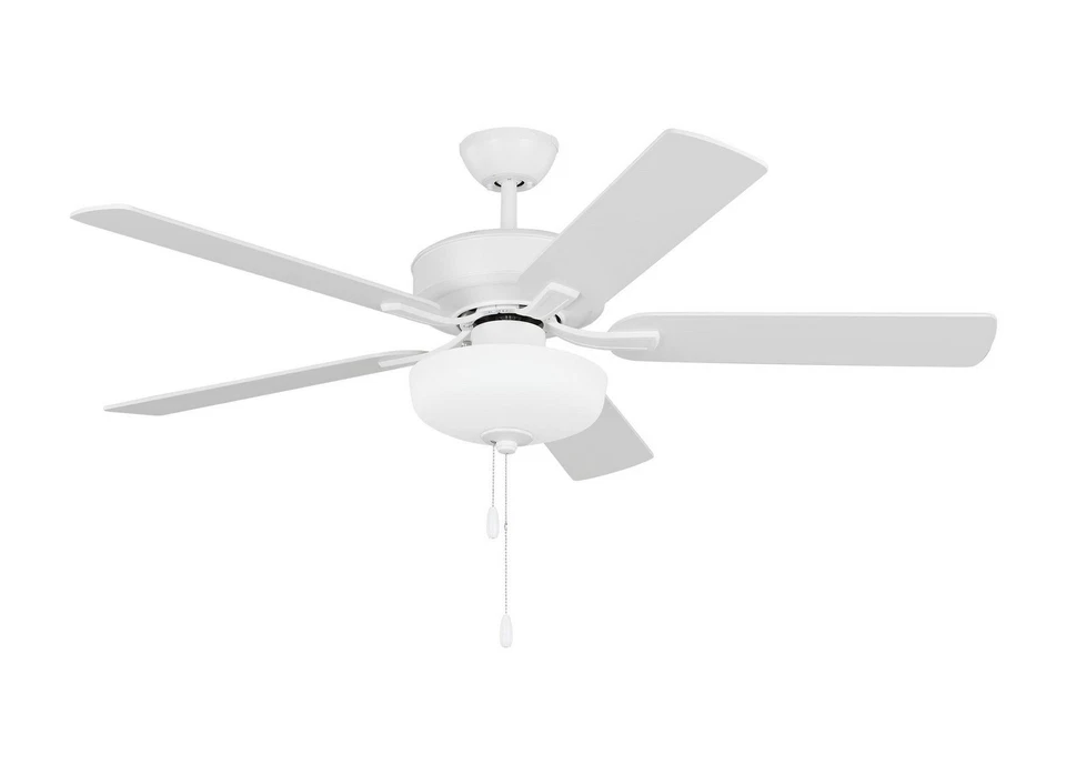 Matte White 52"  Ceiling Fan from the Linden Collection - Image 1 of 1
