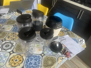 Ninja Nutri Blender Smoothie Maker With Extra Cups - Picture 1 of 8