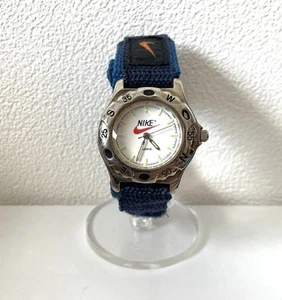 Vintage Nike Quartz Unisex Wrist Watch Stainless Steel Collectable 42mm Casual - Picture 1 of 15