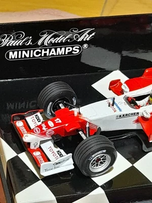 MODELLINO FORMULA UNO PANASONIC TOYOTA RACING TF105 1.43 SCHUMACHER - Immagine 1 di 4