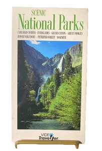 Scenic National Parks VHS VCR Tape 1992 Rand McNally Tours Grand Canyon Yosemite - Imagen 1 de 2
