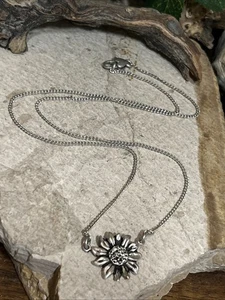 43. The Art of Kenny Goodman Sterlingsilber 925 Gänseblümchen Blume Halskette 22", 9,2 g - Bild 1 von 12