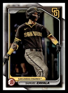 Samuel Zavala 2024 Bowman Prospect #BP-57 San Diego Padres Rookie RC *017 - Picture 1 of 2