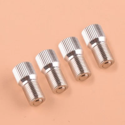4x Chrome Tire Tyre Wheel Valve Stem Cap Extension Extender For Car Truck - Image 1 of 4